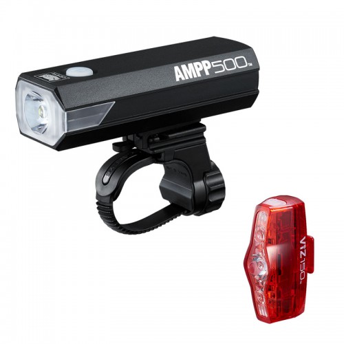 CATEYE USB LIGHT SET 前後燈套裝~AMPP500 +ViZ150